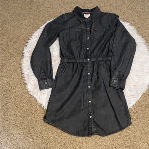 Levi size L denim dress